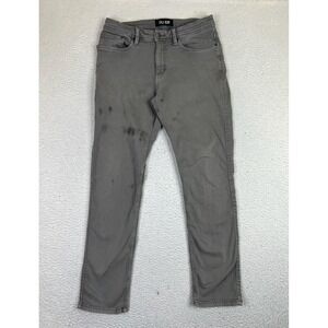 DUER Pants Mens 32x32 Gray Nature2X Performance Stretch Work Stained Thrashed